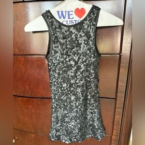 La Picolla Danza Black Sequin Dress